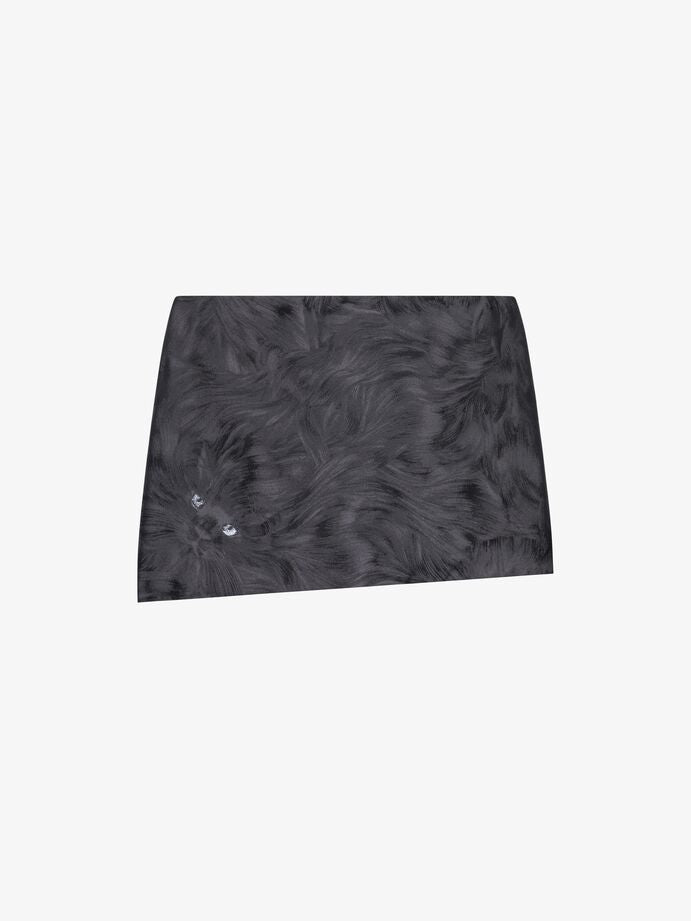 SHORT ASYMETRIC SKIRT