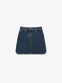 MINI DENIM SKIRT WITH POCKETS