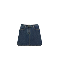 Mini-jupe en jean à poches - Medium Blue