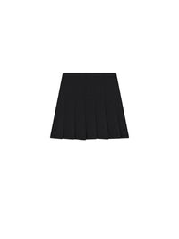 Jupe plissée en jacquard monogramme 72 - Black