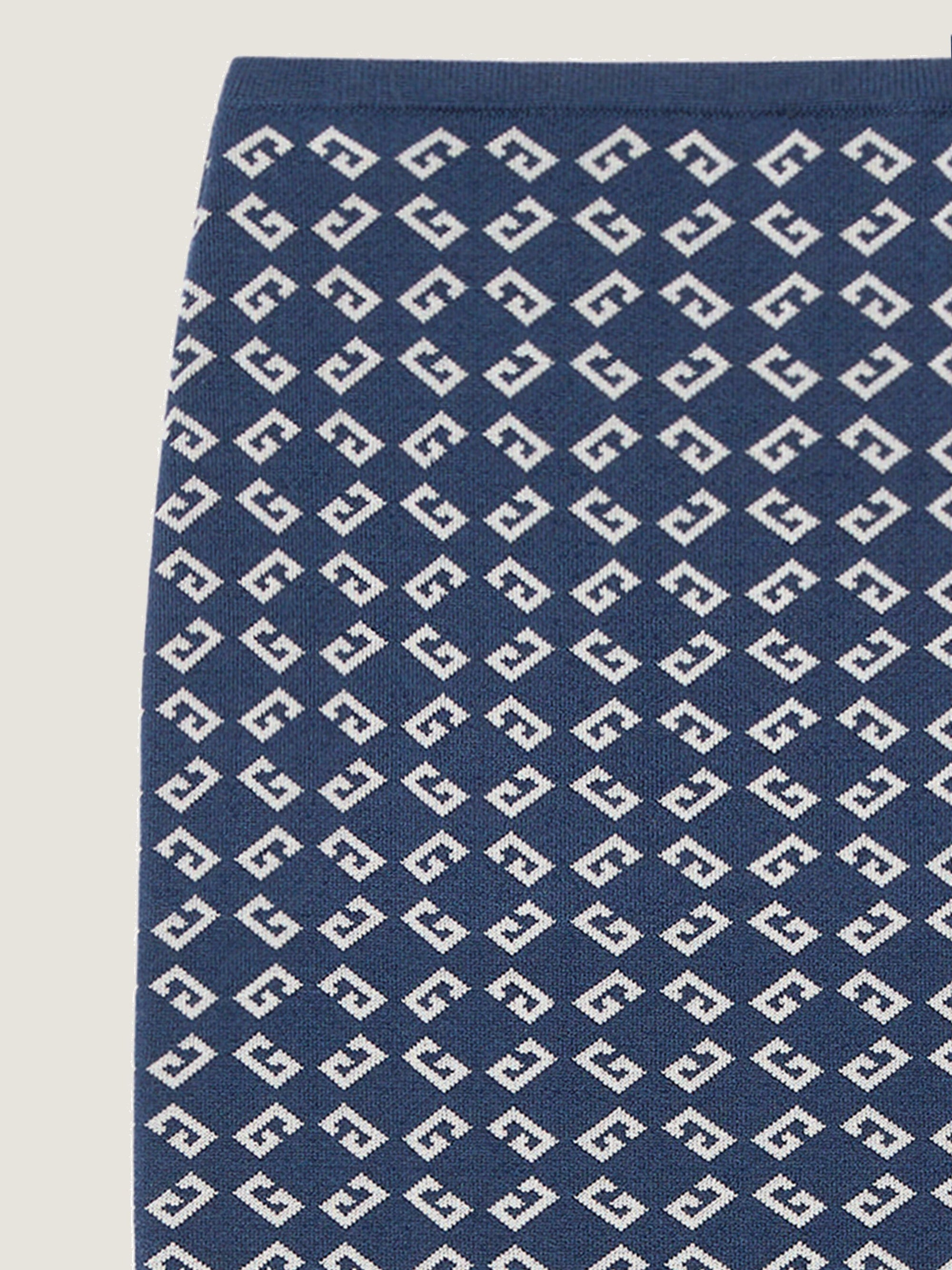 COTTON VISCOSE MONOGRAM 72 JACQUARD