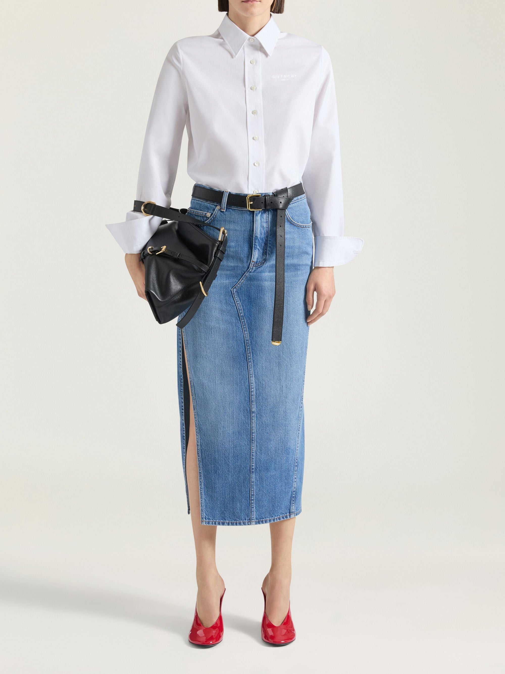 Jupe crayon midi - Medium Blue
