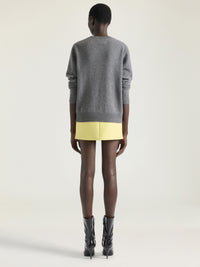 SLICED MINI SKIRT