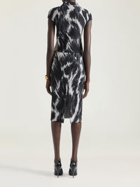 Jupe crayon midi - Grey Mix