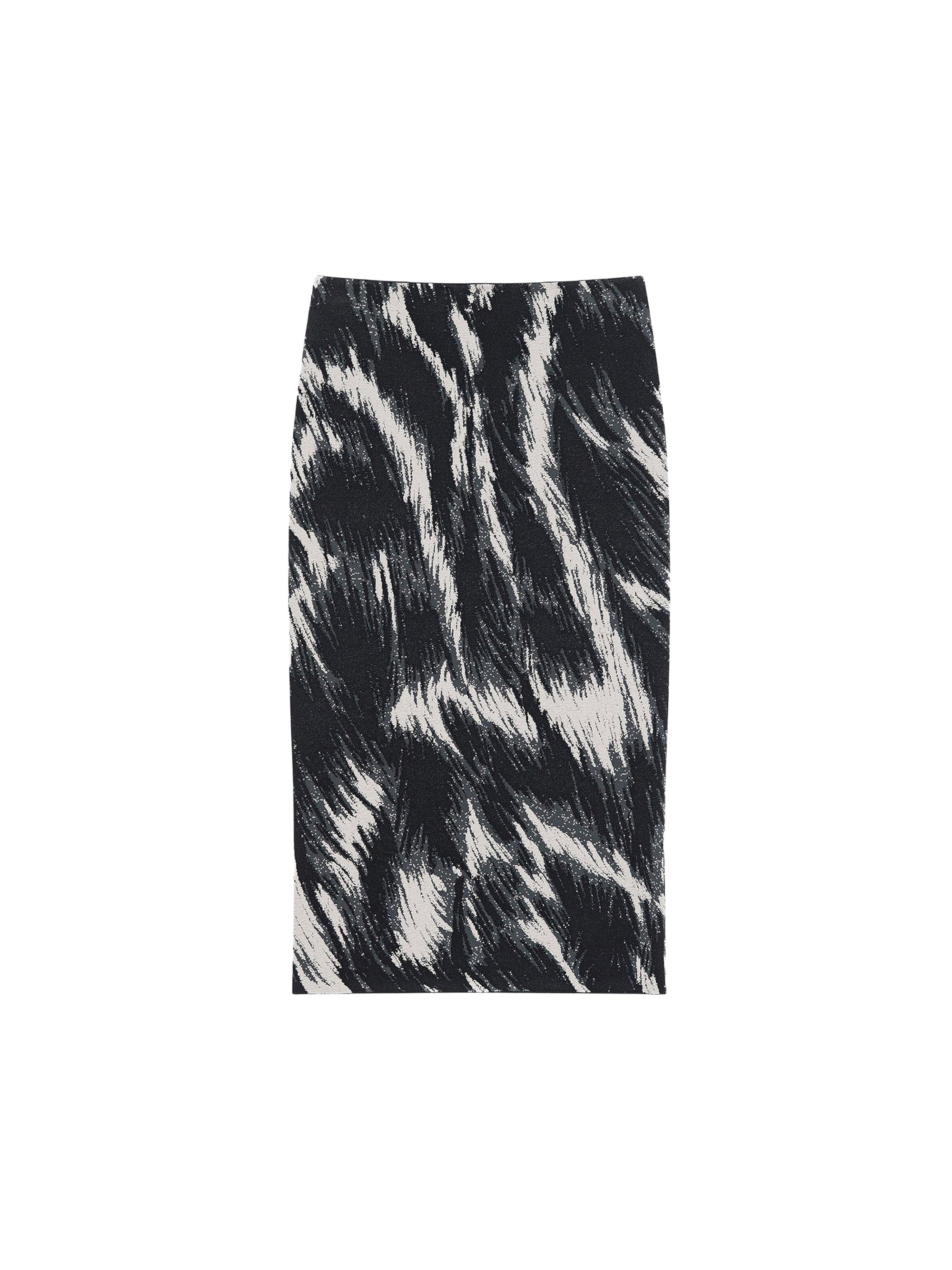 Jupe crayon midi - Grey Mix