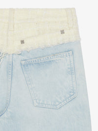 Jean oversize - Blanc & Bleu Clair