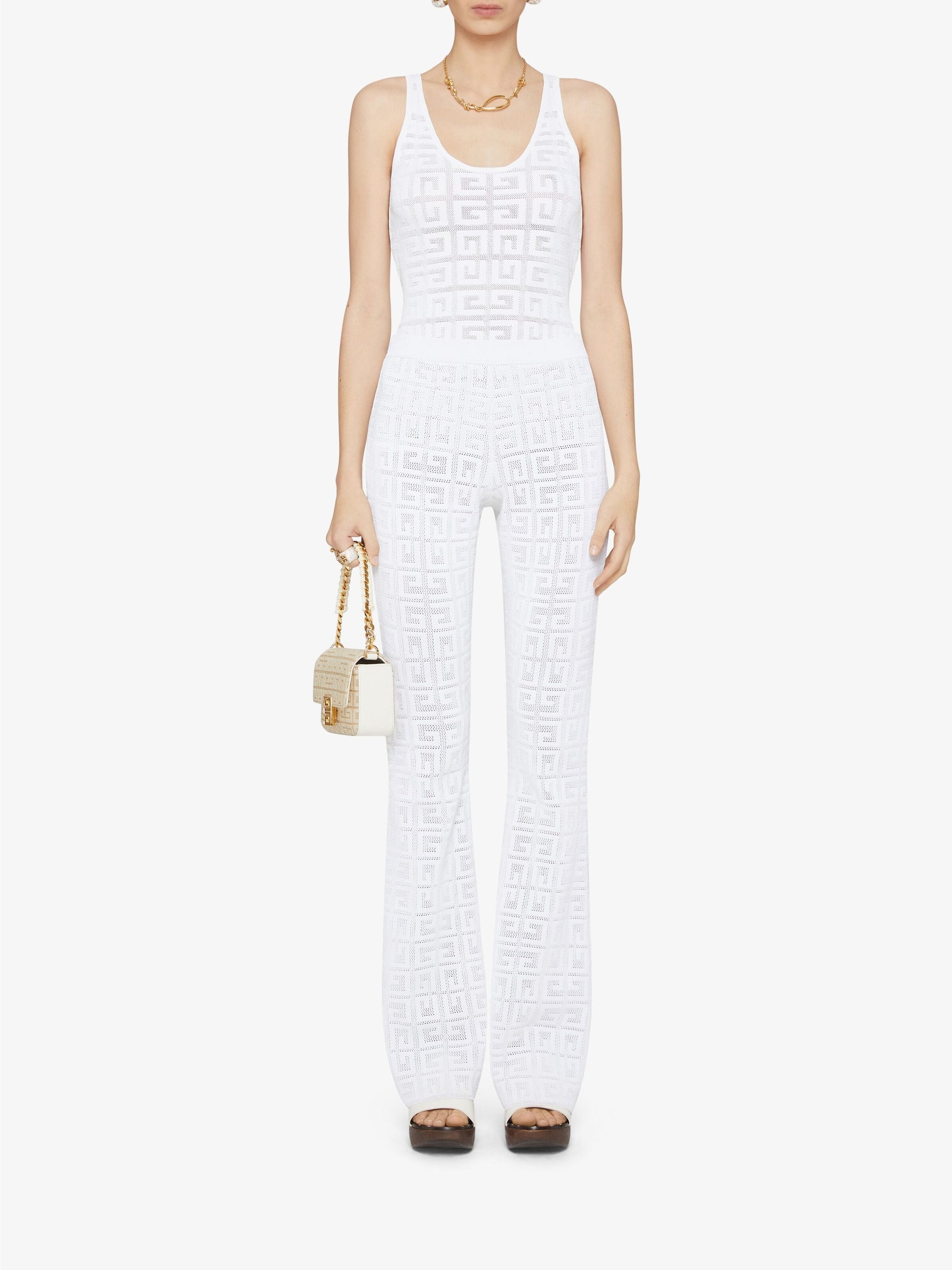 WIDE ELASTICATED 4G PANTS