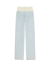 Jean Big mix - White & Light Blue