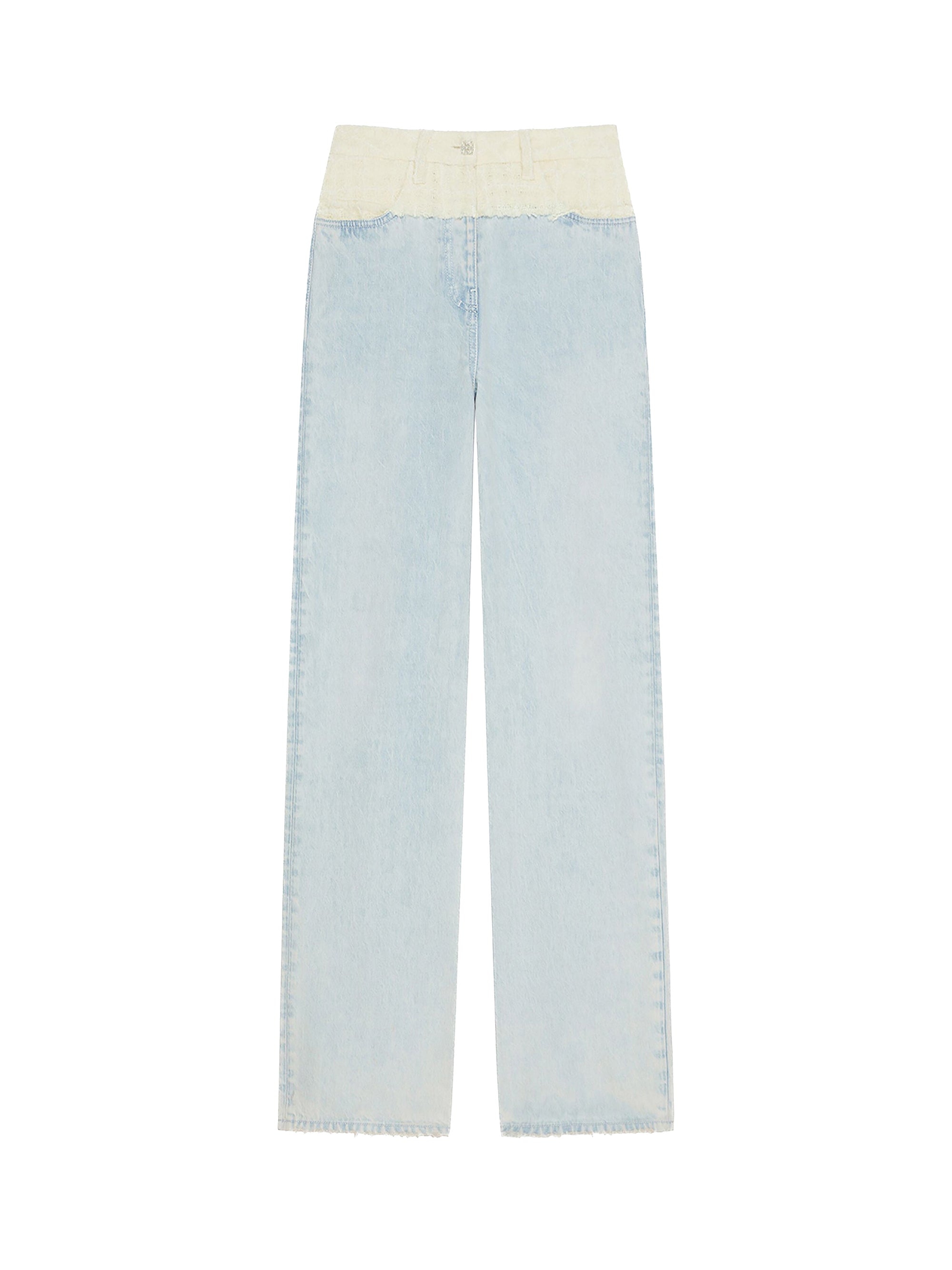Jean Big mix - White & Light Blue