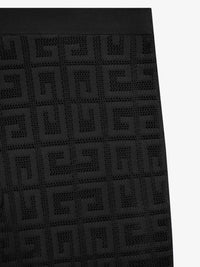 Pantalon évasé en jacquard 4G - Black
