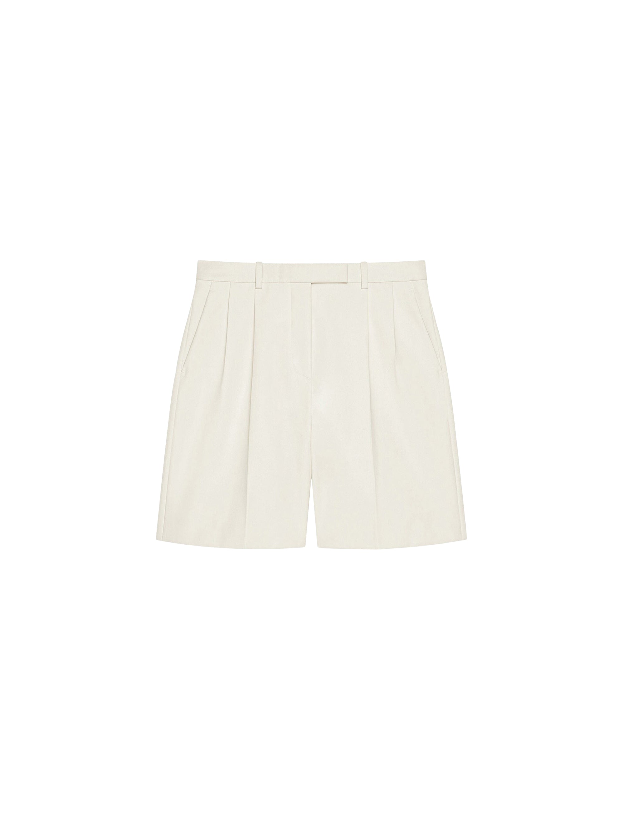 Bermuda en tweed - Eggshell