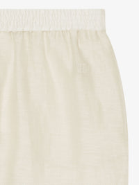 Short court en lin - Ivoire