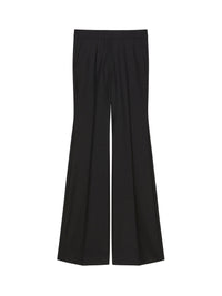 Pantalon tailleur en laine - Black