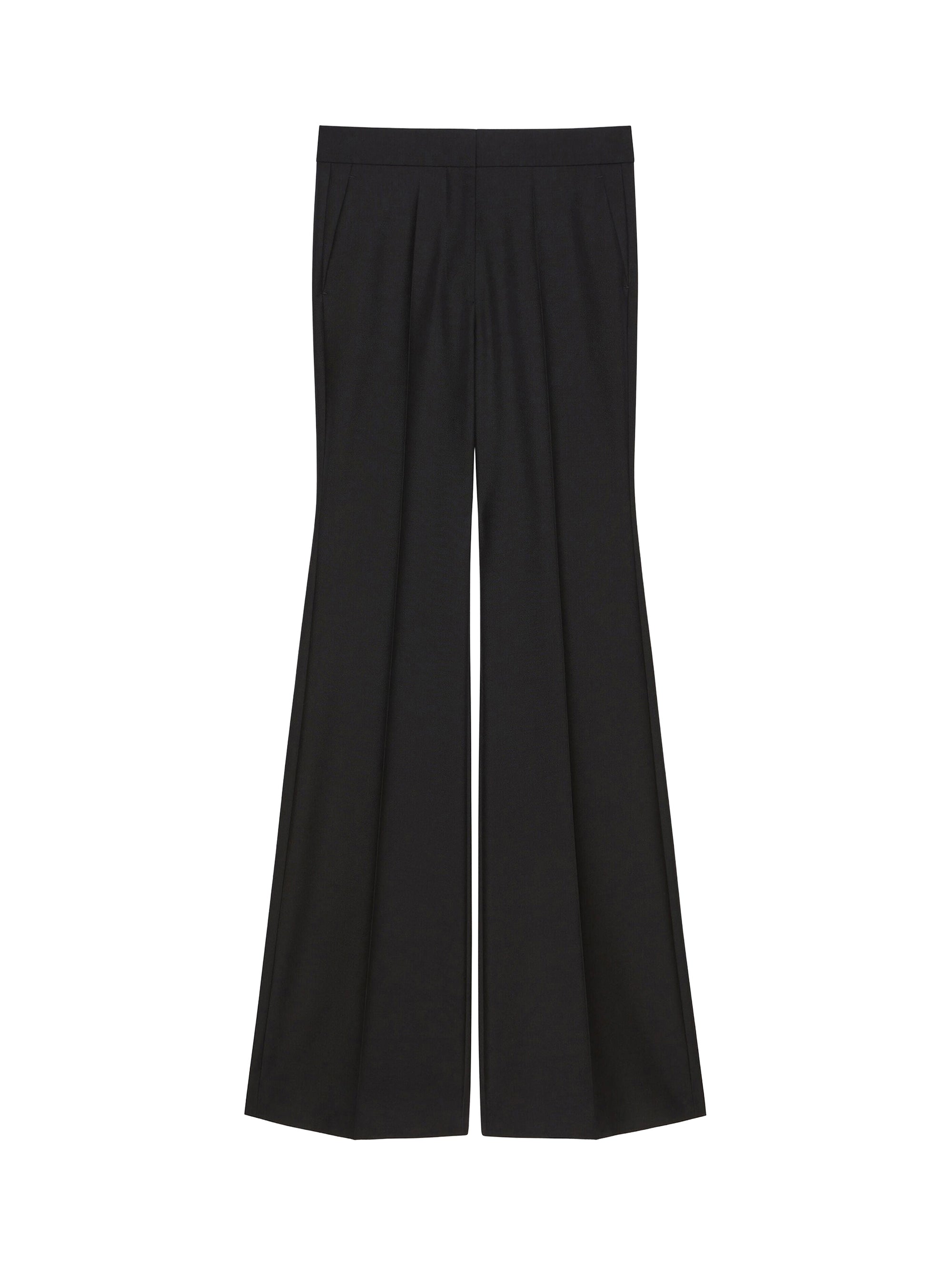 Pantalon tailleur en laine - Black