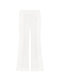 Bootcut tailored wool trousers - Ivory