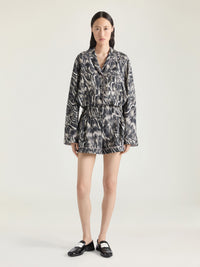 FLUID SILK CIVET PRINT