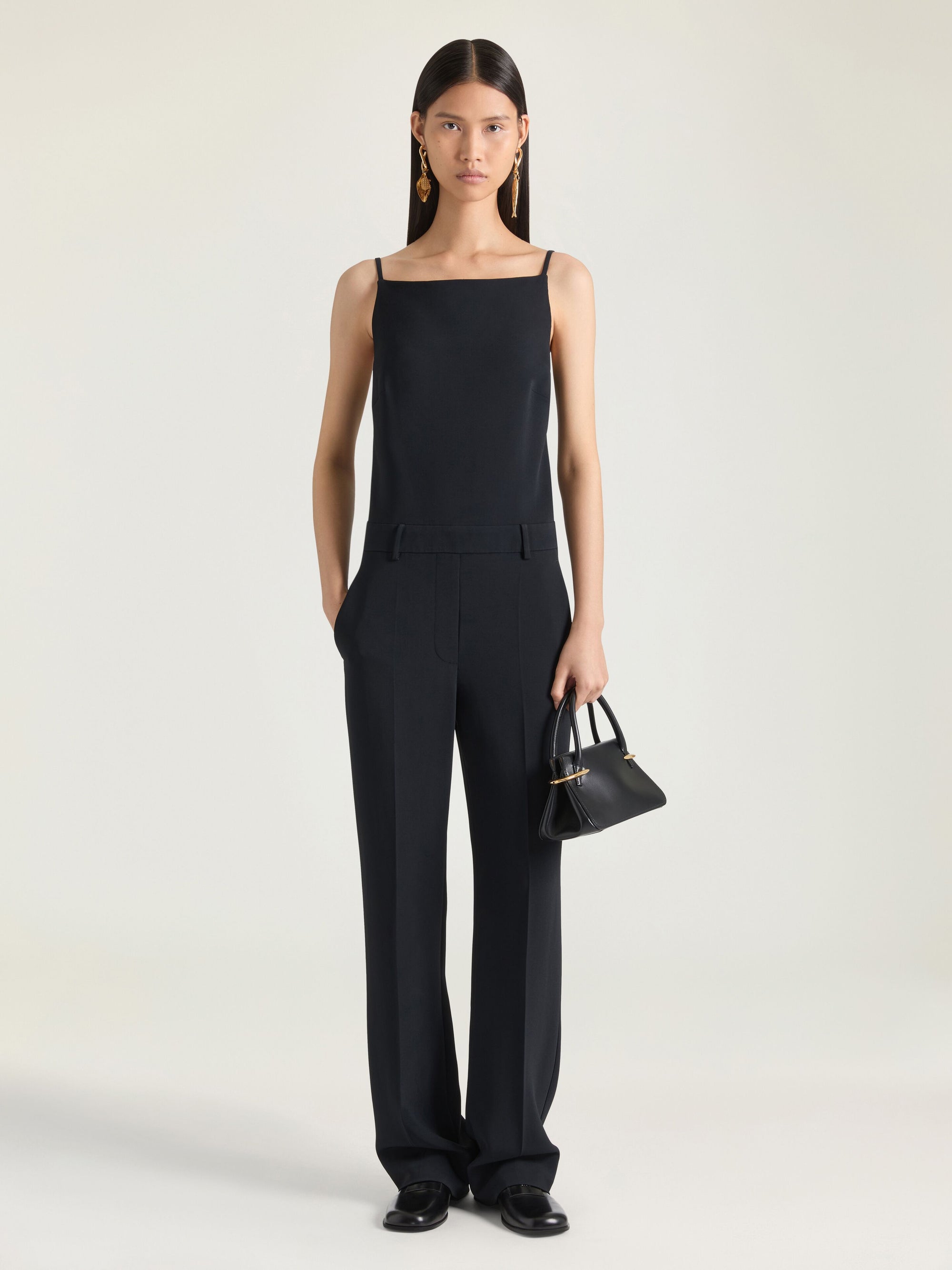 JUMPSUIT WITH STRAIGHT PANTS