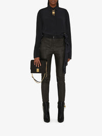 Chemise avec bandana en soie - Noir
