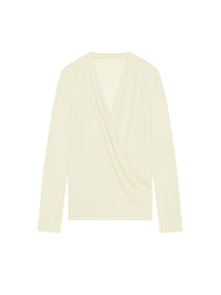 Blouse drapée - Butter