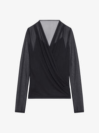 Blouse drapée - Black