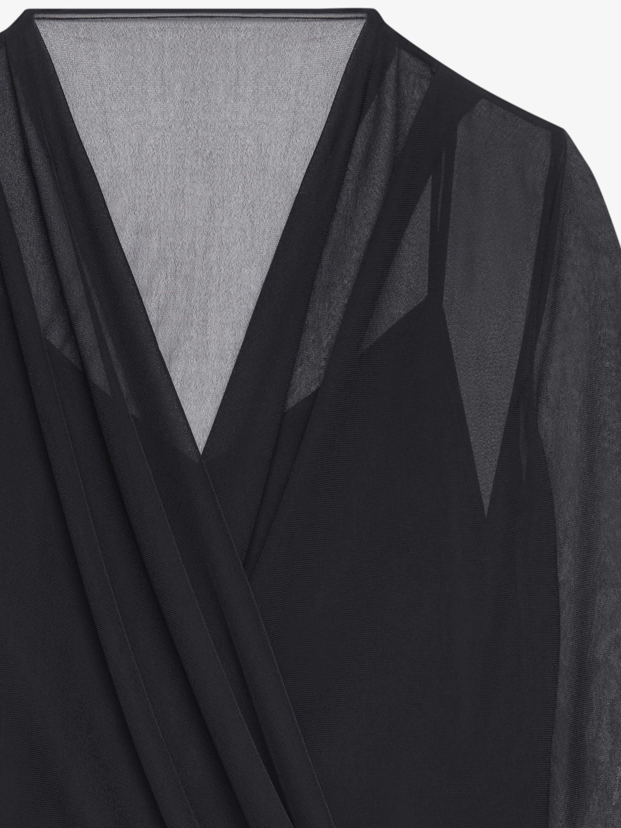Blouse drapée - Black