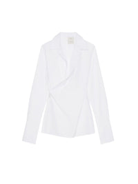 Chemise drapée - White