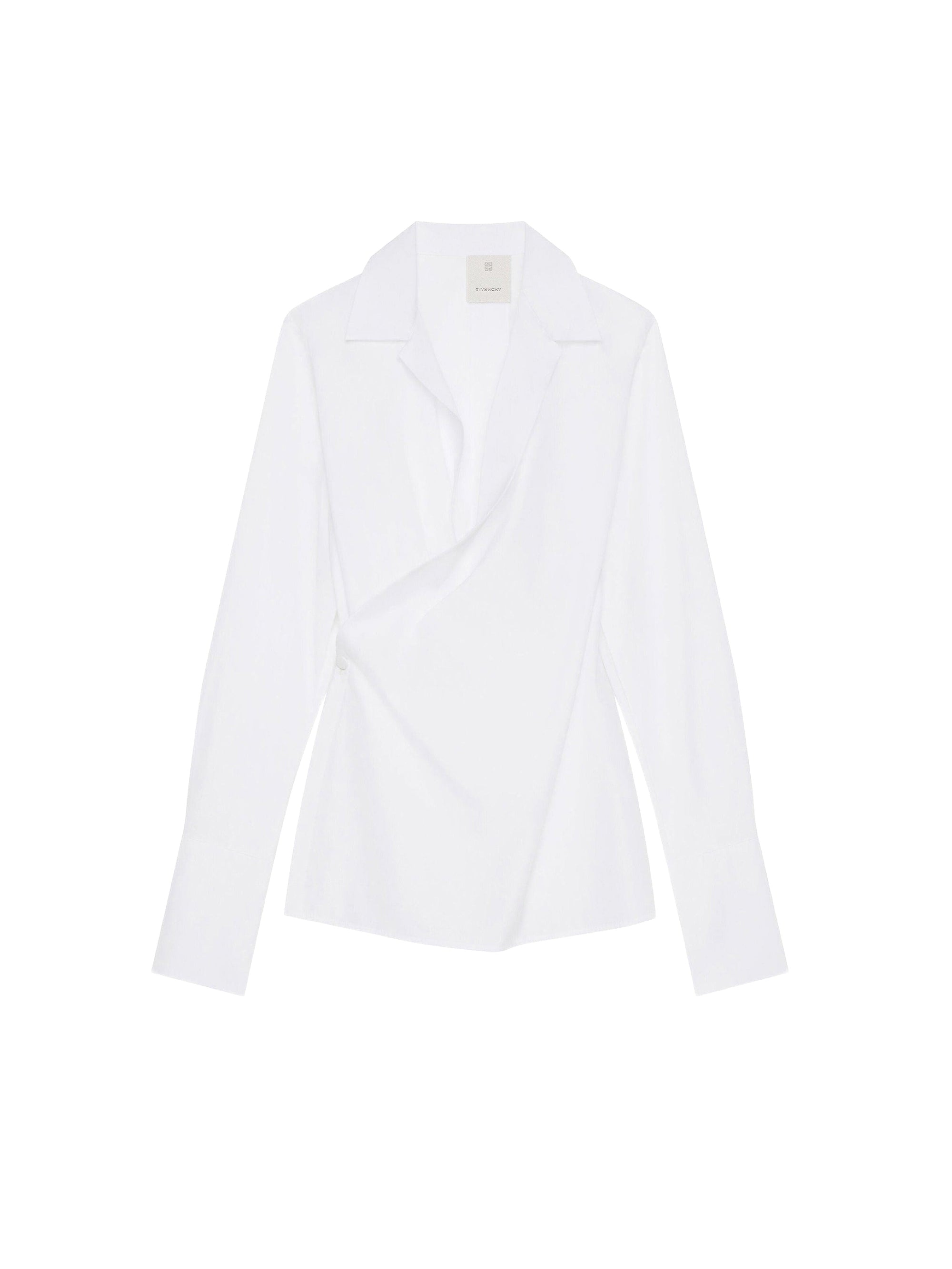 Chemise drapée - White