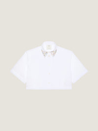 CRYSTAL EMBROIDERED TOP