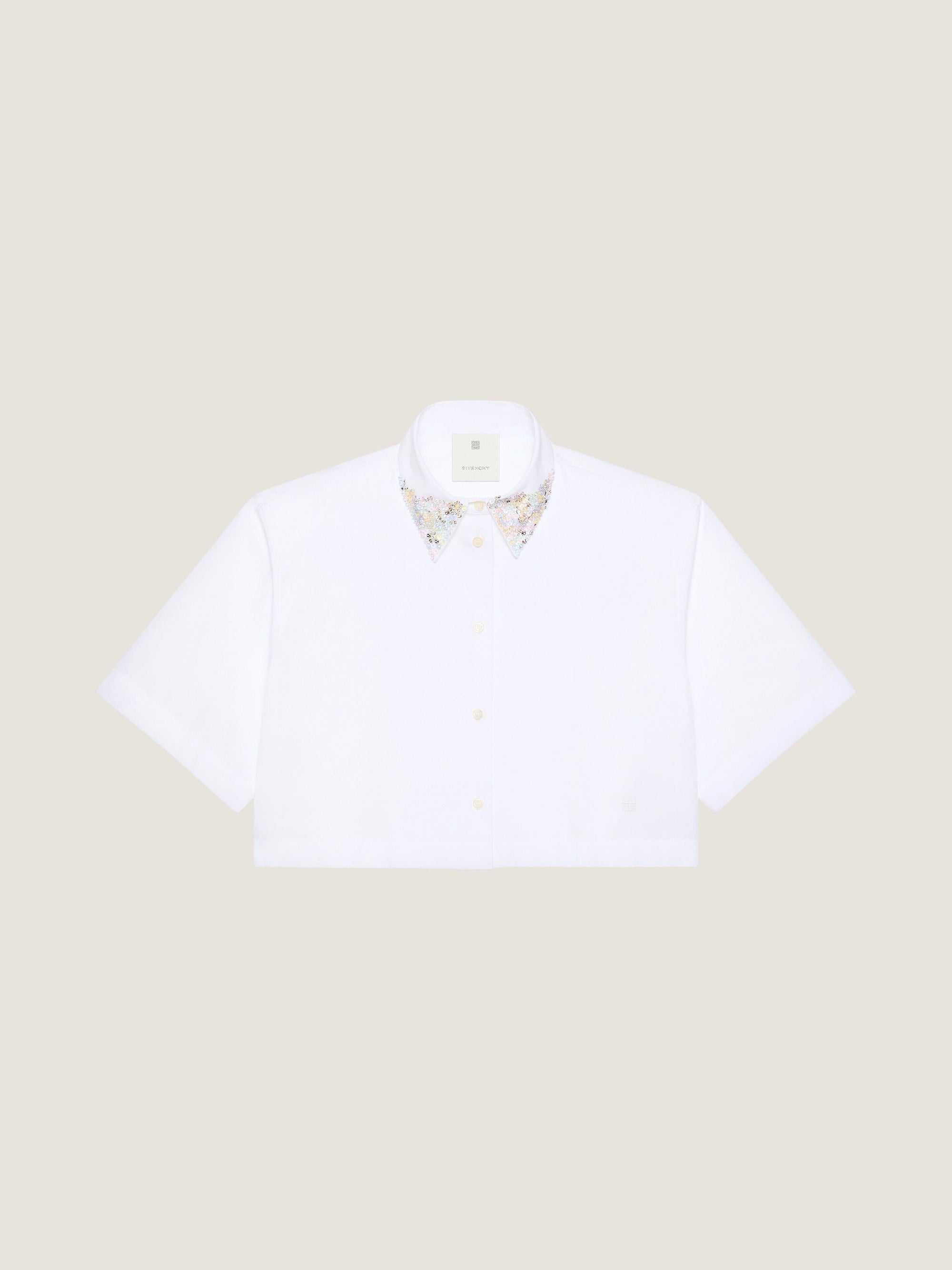 CRYSTAL EMBROIDERED TOP