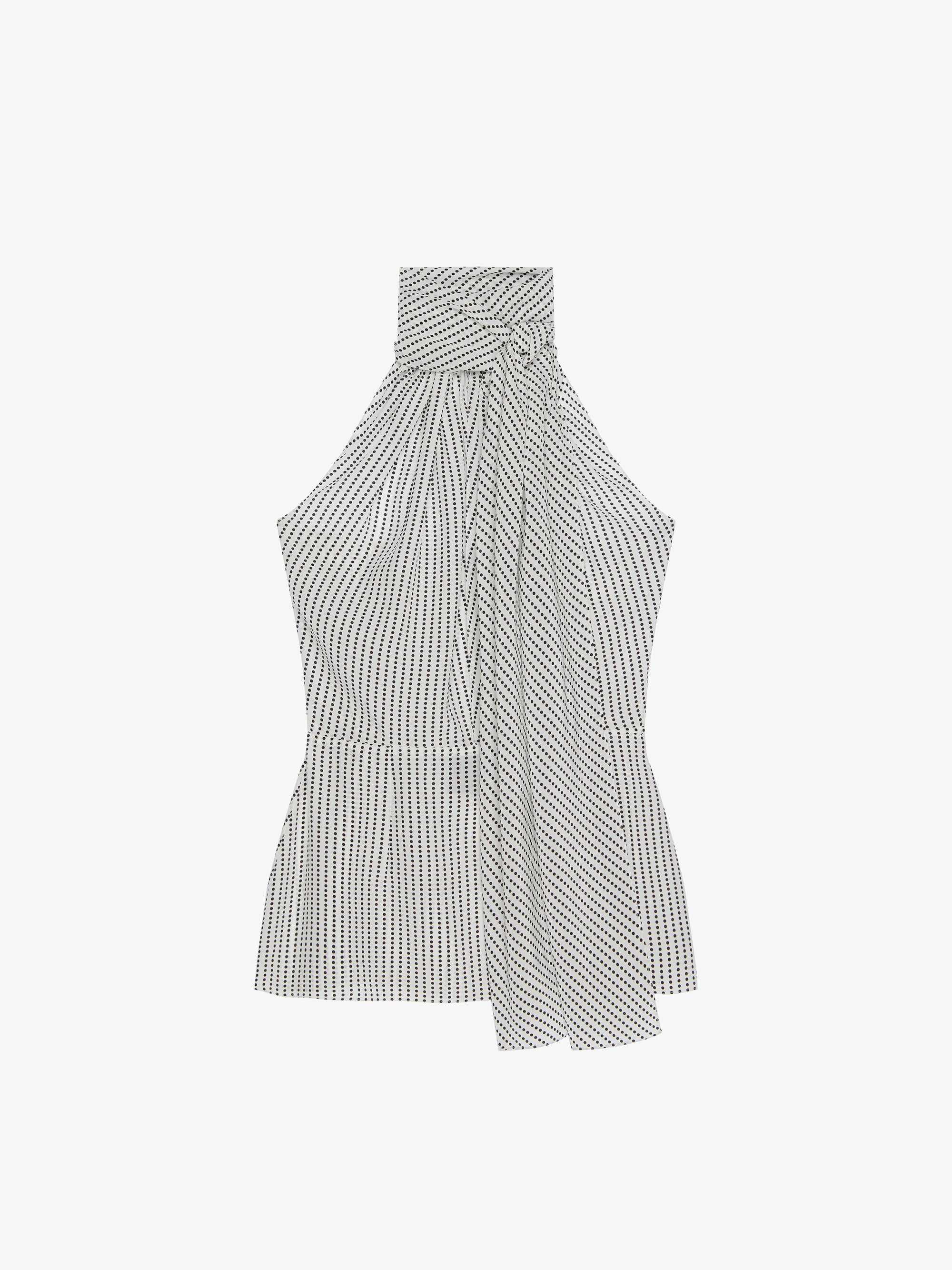 TOP WITH KNOT COLLAR