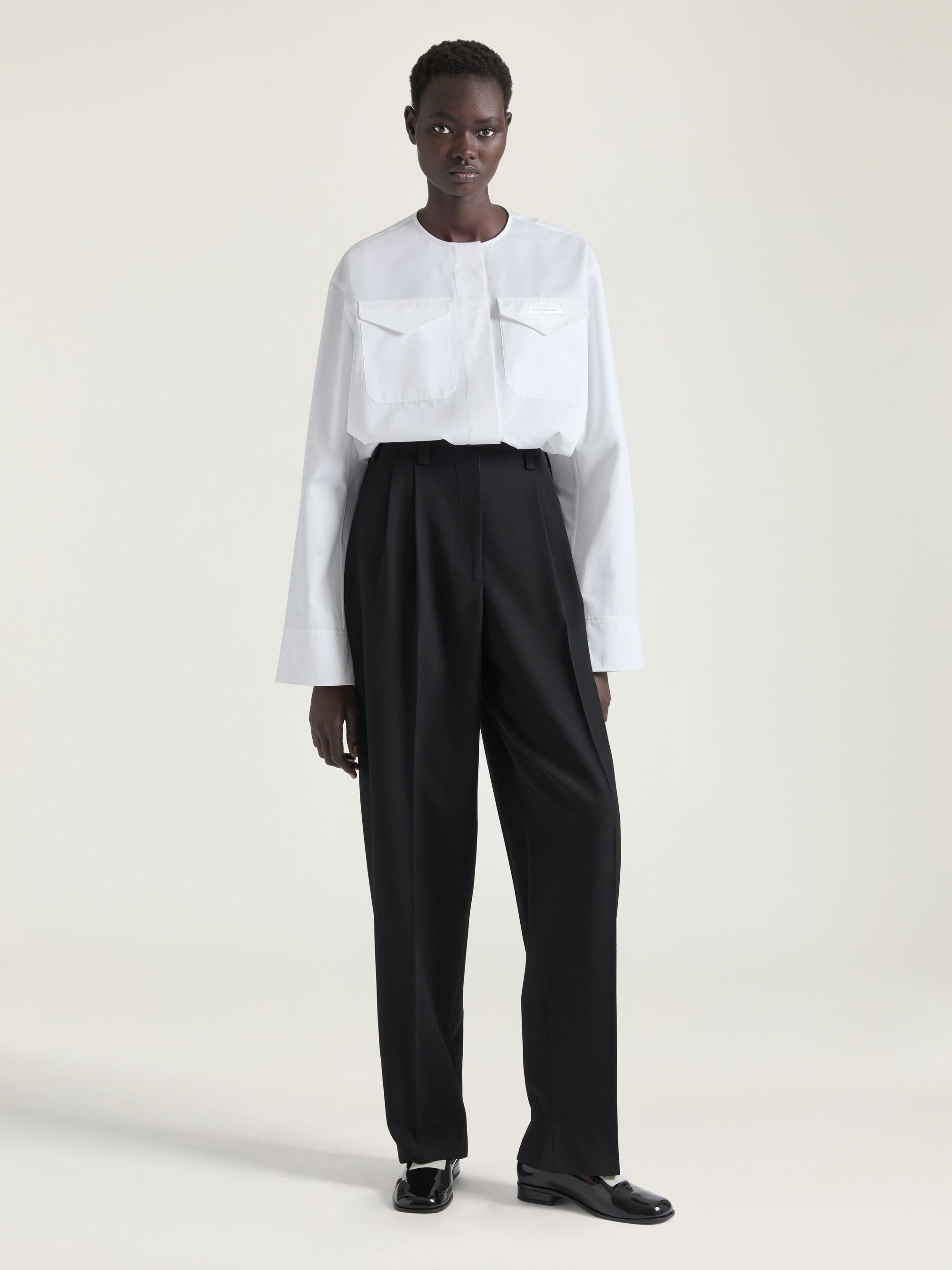 CROPPED UTILITY SHIRT