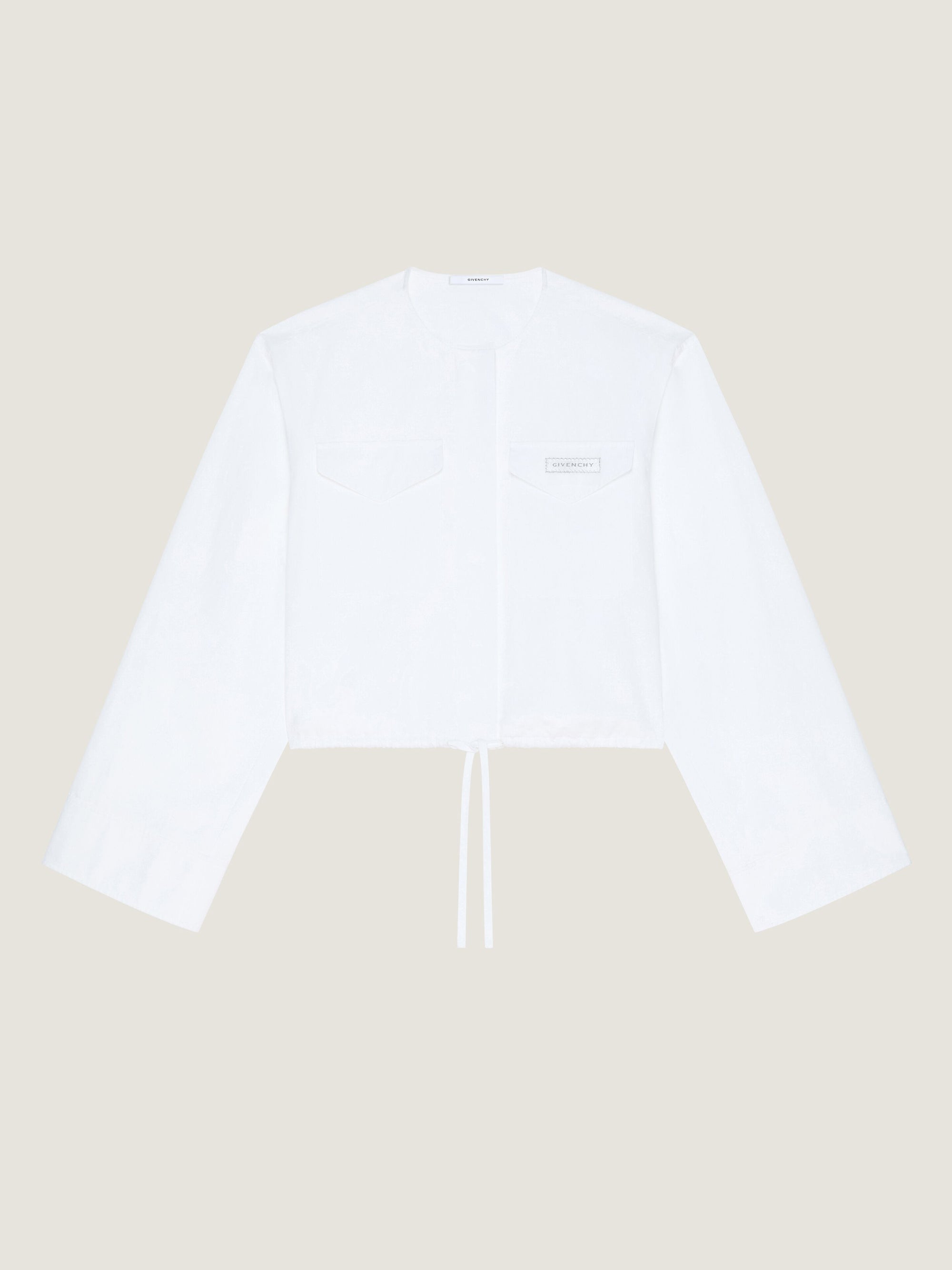 CROPPED UTILITY SHIRT