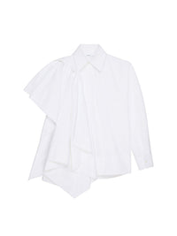 Chemise à nœud oversize - White