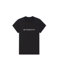 T-shirt ajusté manches courtes - Black