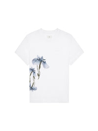 T-shirt tie and dye avec imprimé Love - White