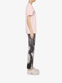 T-shirt tie and dye avec imprimé Love - Light Pink