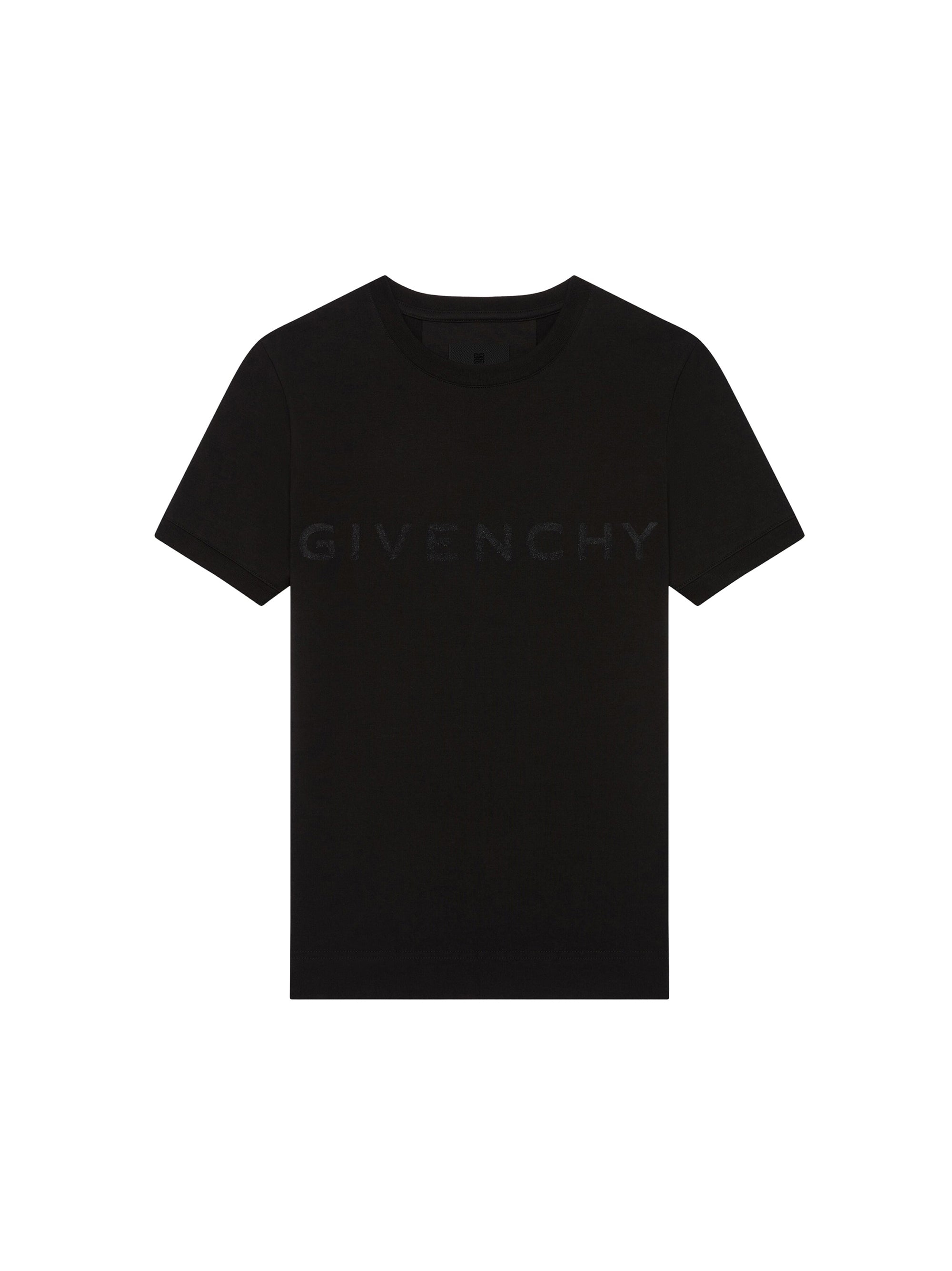 T-shirt Slim G archetype - Black & Silvery