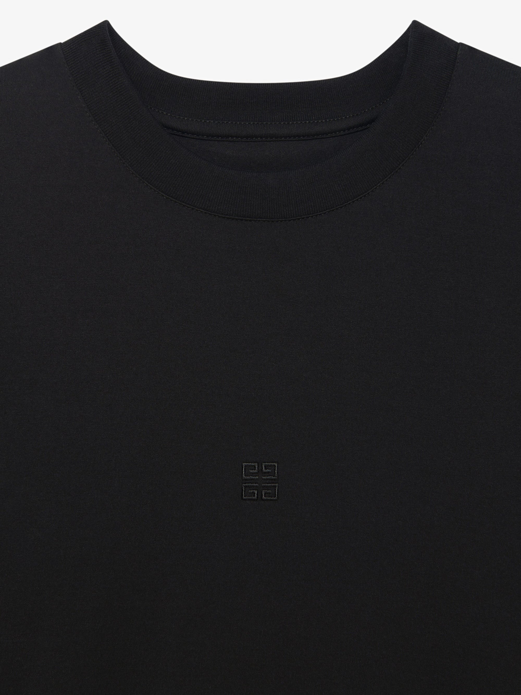 T-SHIRT W/4G TULLE LONG SLEEVES
