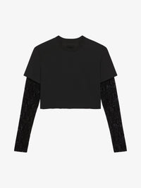 CROPPED LONG SLEEVES T-SHIRT
