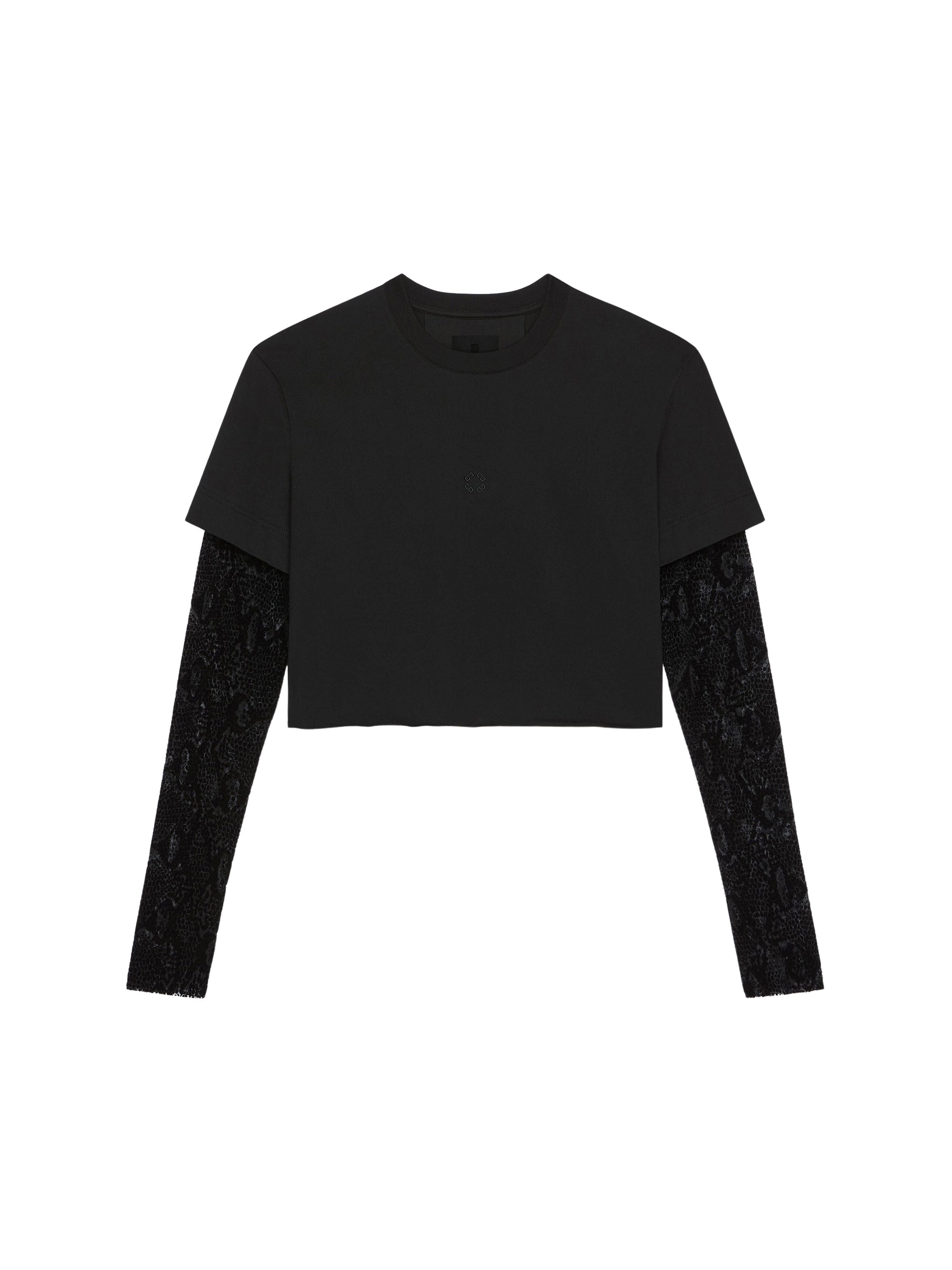 T-shirt court manches longues - Black