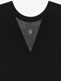 DRAOED BACK FITTED T-SHIRT