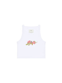 Débardeur court Monogram 4G - White