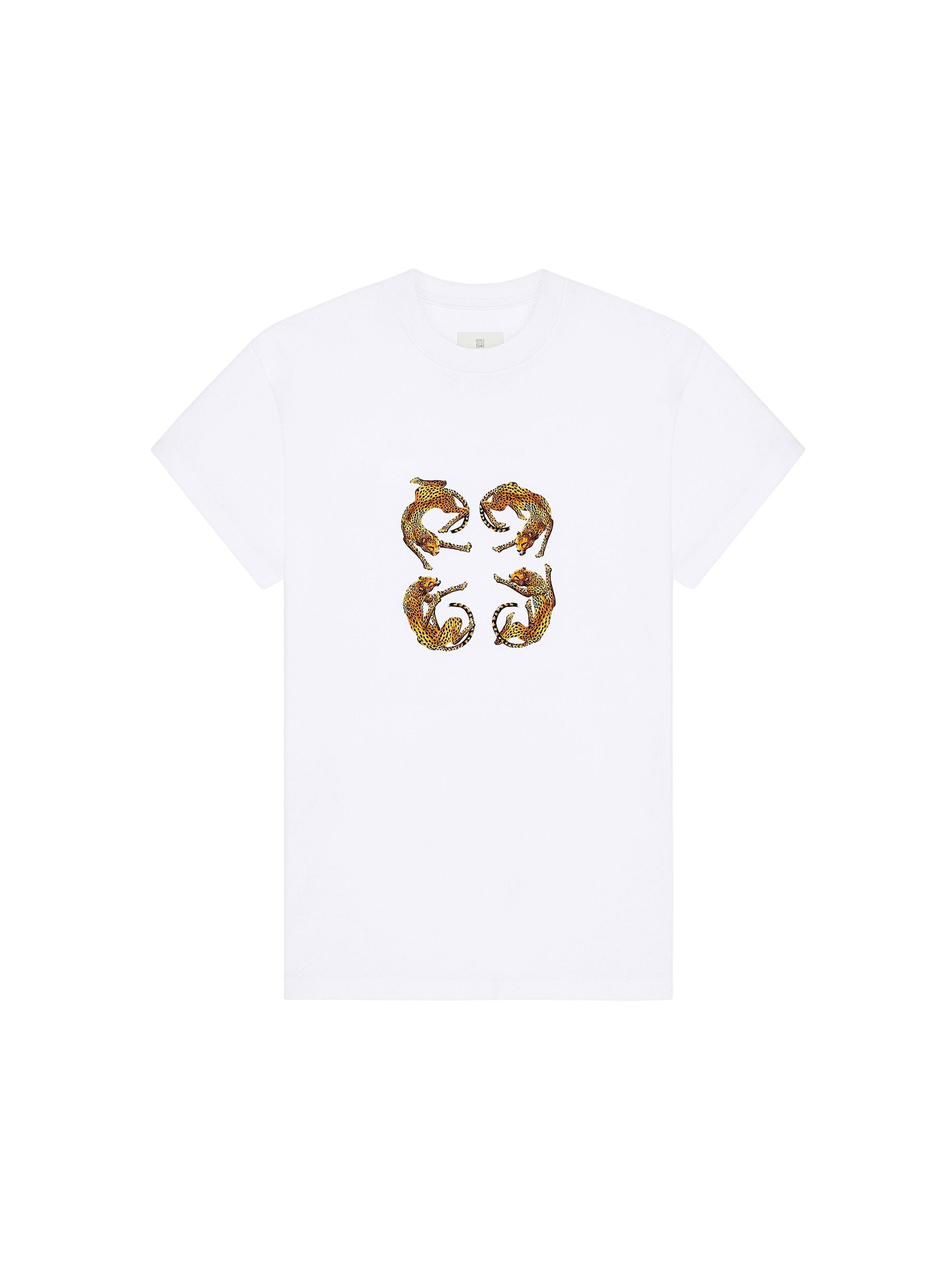T-shirt monogramme 72 et sequins - White