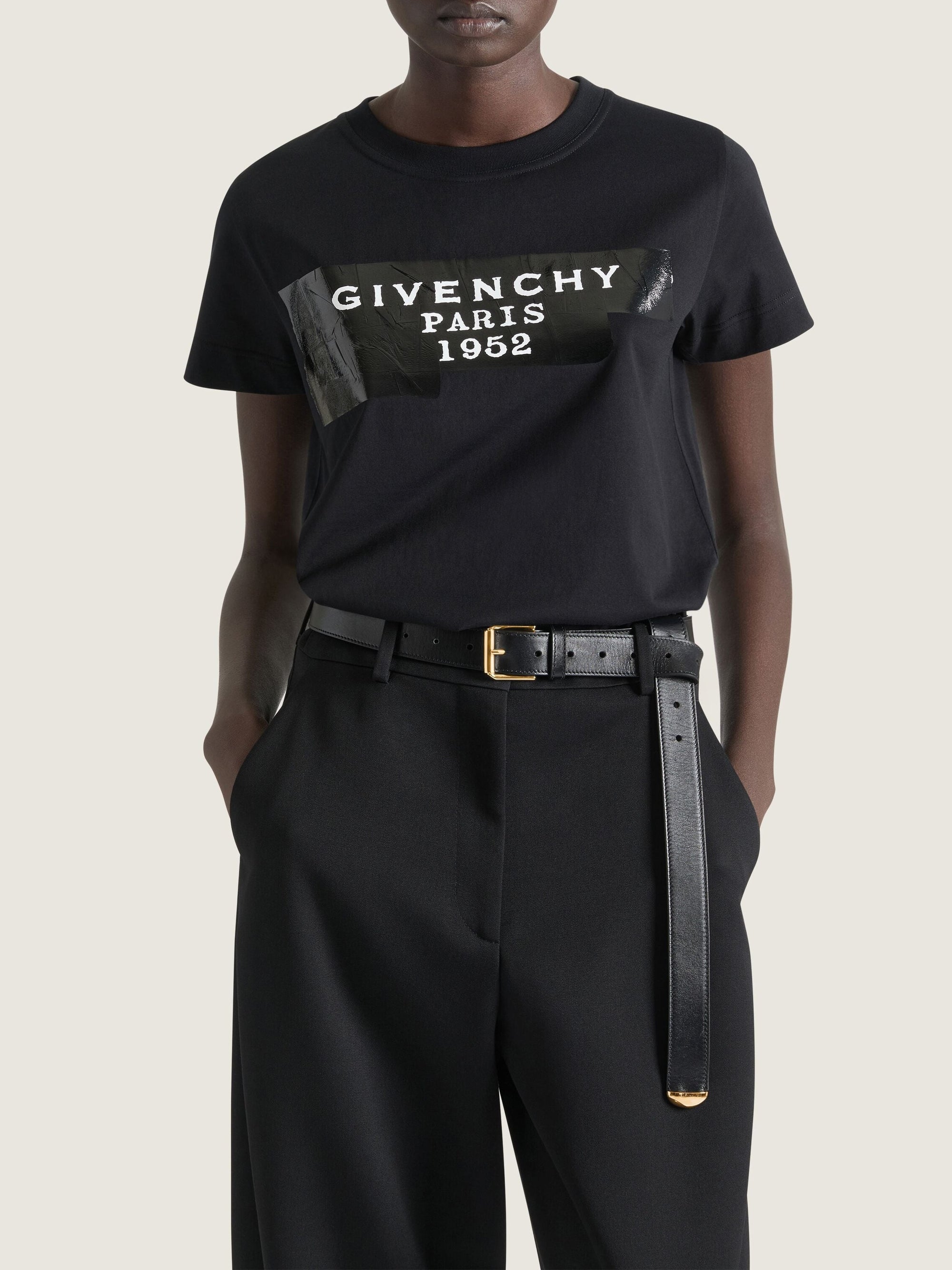 T-shirt ajusté - Black