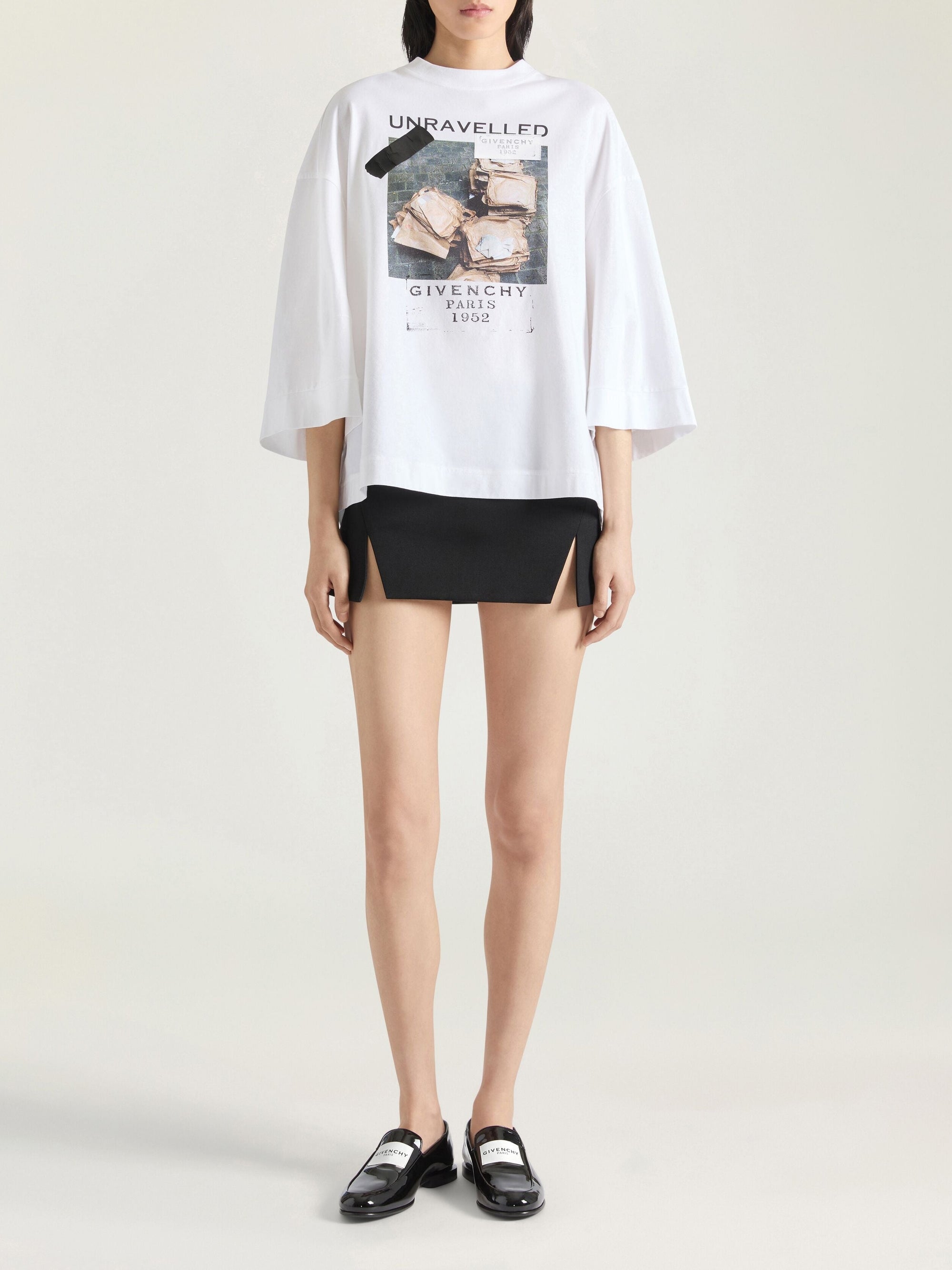 T-shirt Boxy cocon - White
