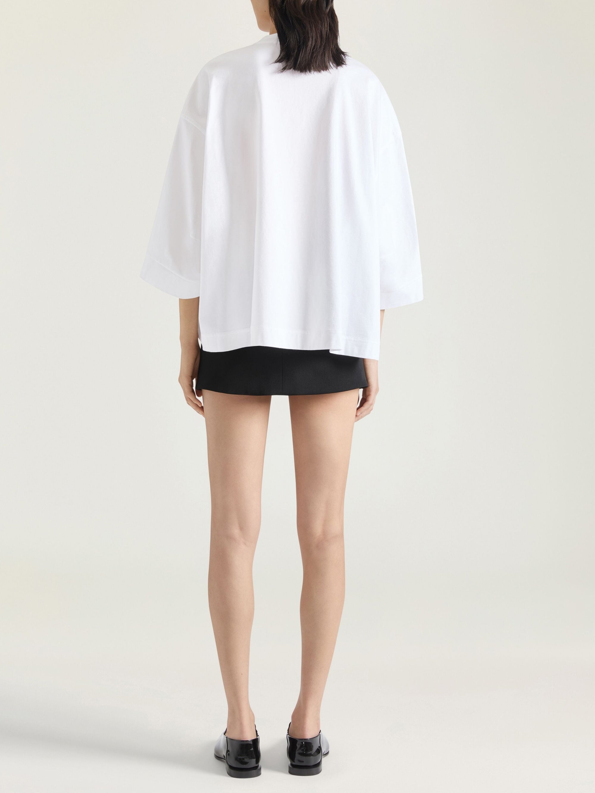 T-shirt Boxy cocon - White