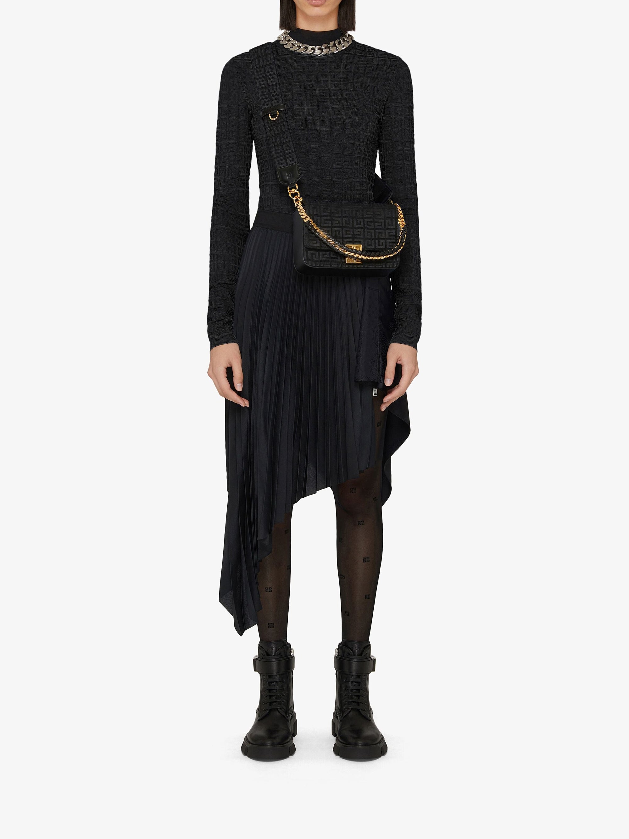 Pull Monogram jacquard - Black