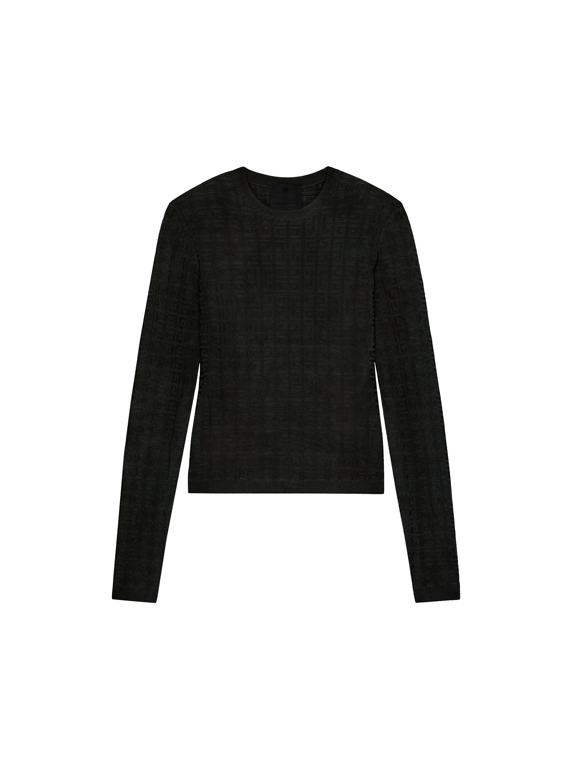 Monogram jacquard jumper - Black