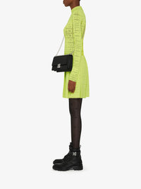 Stretch Jacquard Sweater - Fluo Yellow