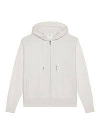 Pull avec capuche en cachemire - Ivoire